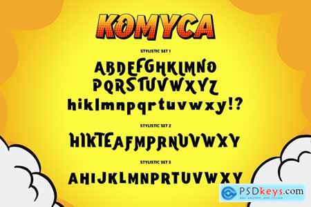 Komyca Layered Comic Typeface