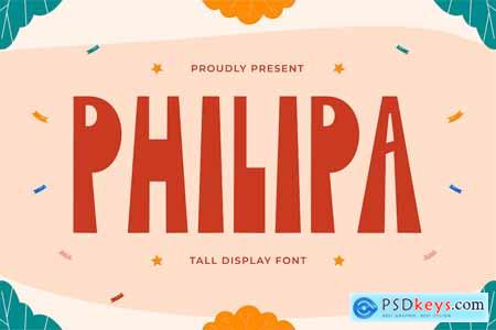 Philipa - Tall Display Font