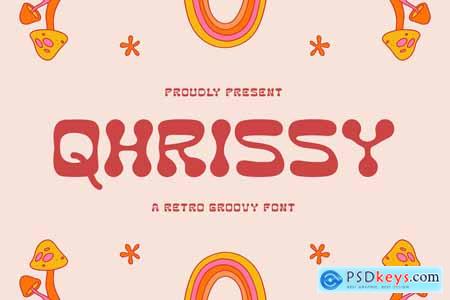 Qhrissy - A Retro Groovy Font