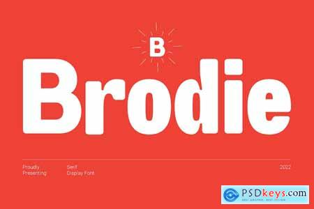 Brodie - Modern Font