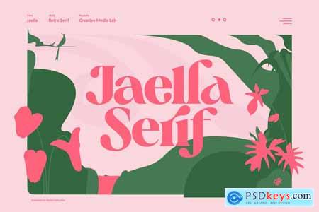 Jaella - Decorative Retro Serif font