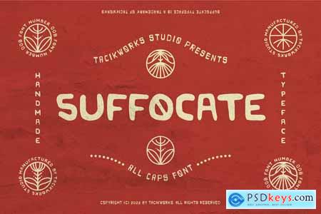 Suffocate Typeface