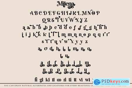 MILENA - Modern Serif Font