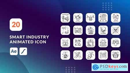 Smart Industry Animated Icons - After Effects 41875629