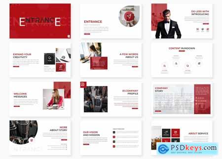 Entrance - Business Powerpoint Template