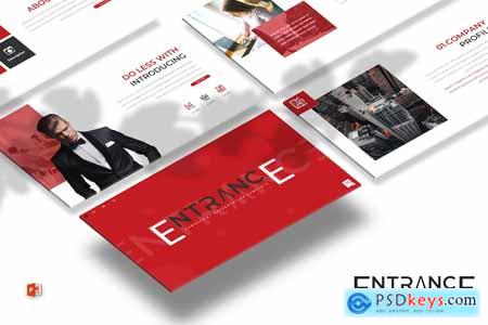 Entrance - Business Powerpoint Template