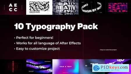 10 Excellent Typography Pack - After Effects 41885969