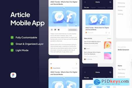 Upgraded - Article Mobile App