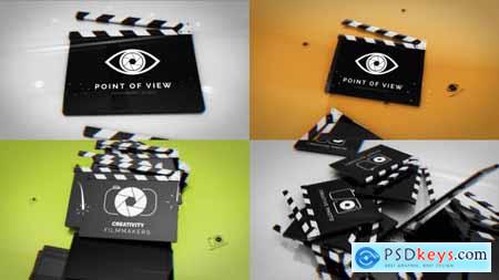 Cinema Clapper Board Logo Reveal Bundle