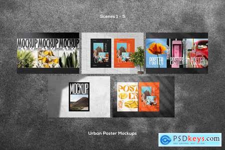 Urban Poster Mockups v1