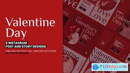 Valentine's Day Instagram Posts And Stories Promotion 41823532