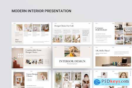 Modern Interior PowerPoint Presentation Template