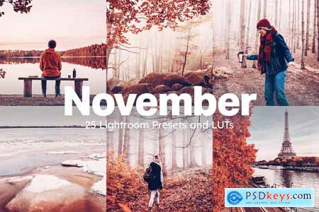 25 November Lightroom Presets and LUTs