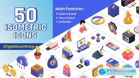 Isometric Icons - Crypto Currency 41973071