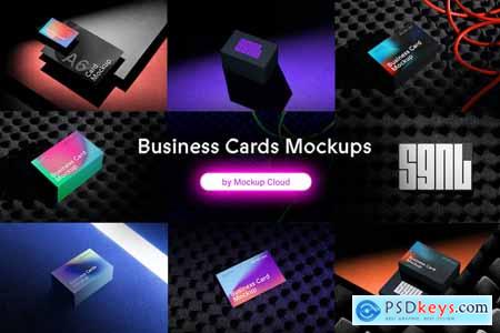 Business Cards Mockups SGNL Series