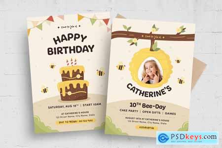 Kids Birthday Flyer Template
