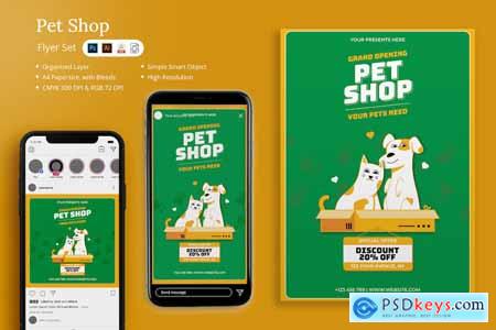 Doncat - Pet Shop Flyer Set