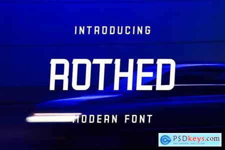 Rothed Font