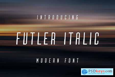 Futler Italic Font