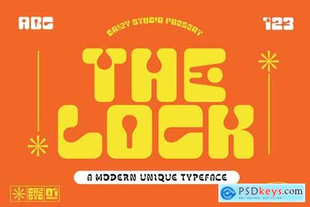 The Lock - Modern Unique Font