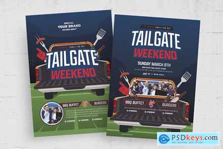 Tailgate Football Party Flyer