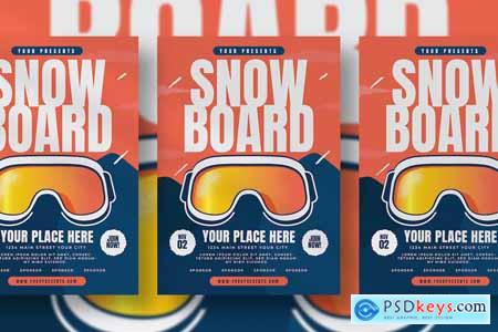 Snowboard Tournament Flyer