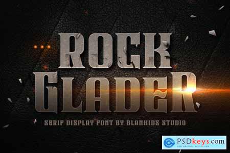 Rock Glader a Serif Display Font