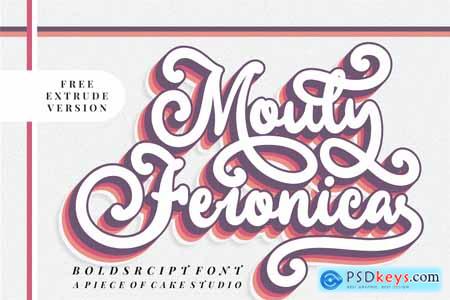 Mouly Feronica - A Bold Script Font