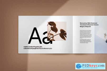 Brochure Mockups with Landscape Presentation