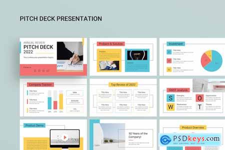 Annual Review Pitch Deck PowerPoint Presentation