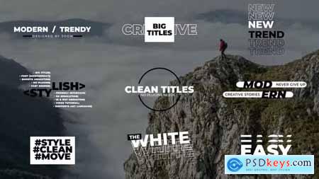Big Titles 1.0 - After Effects 42036400