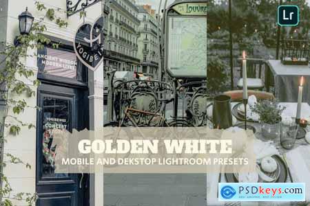 Golden White Lightroom Presets Dekstop and Mobile