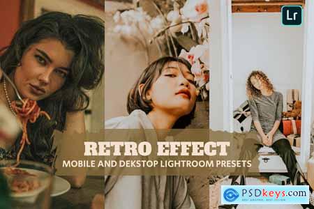 Retro Effect Lightroom Presets Dekstop and Mobile