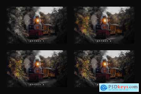 Cinematic Lens Photo Effects Pack