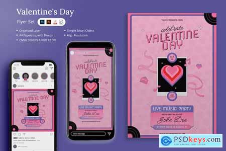Sukha - Valentine's Day Flyer Set
