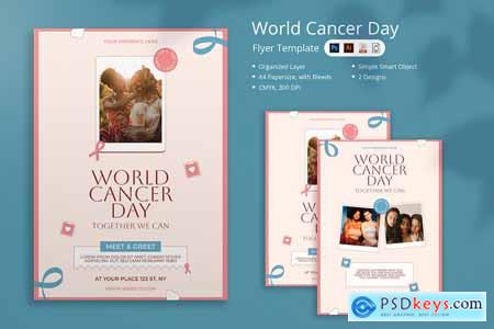Bulan - World Cancer Day Flyer