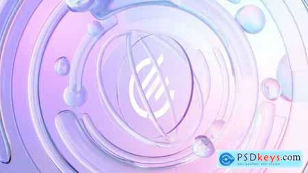 Bubble Glass Logo Reveal 3D 42098165