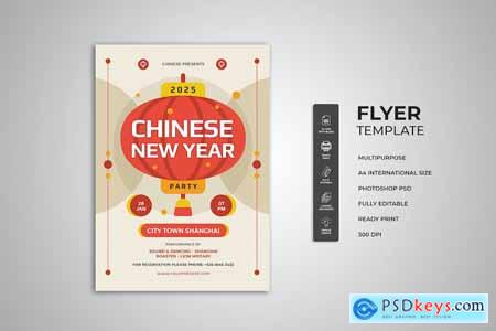 Chinese New Year Flyer B3Q93VR
