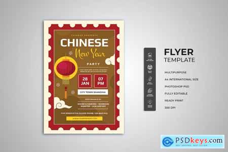 Chinese New Year Flyer X8C4QYE