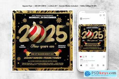 Happy New Year Party Flyer