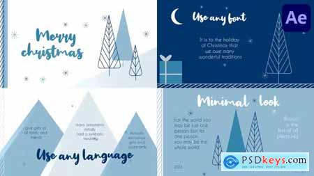 Christmas Typography Scenes for After Effects 42121777