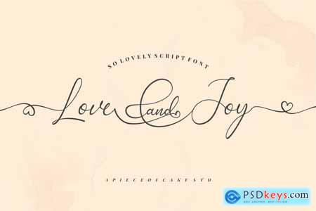 Love and Joy - A Wedding Font