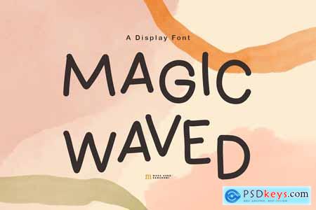 Magic Waved A Display Font