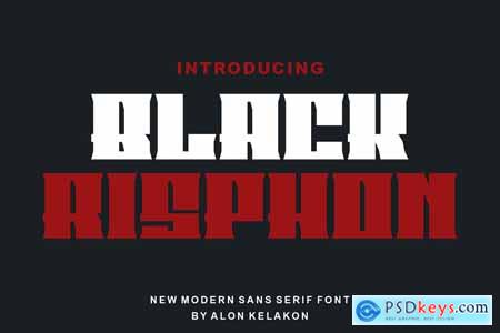 Black Risphon Font
