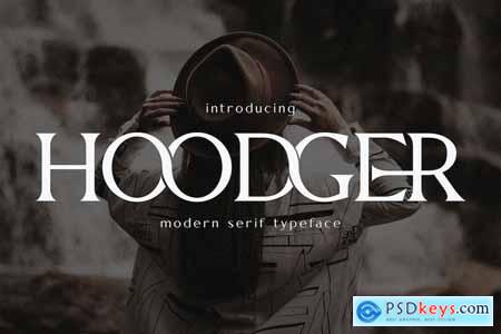 Hoodger Modern Serif Typeface