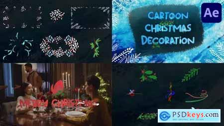 Cartoon Christmas Decoration Effects - After Effects 42152786