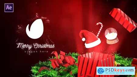 Christmas Gift Box Logo Reveal 42165047