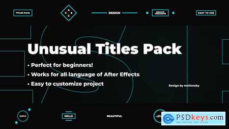 Unusual Titles Pack Premiere Pro 40329172