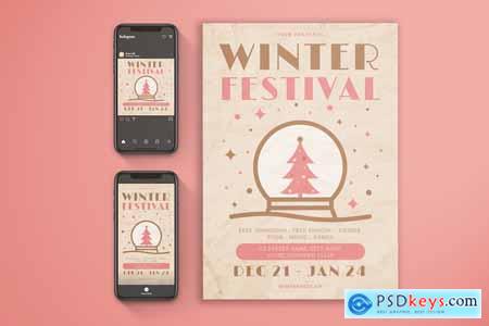 Winter Festival Event Flyer