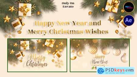 Happy New Year and Merry Christmas Wishes 40871089